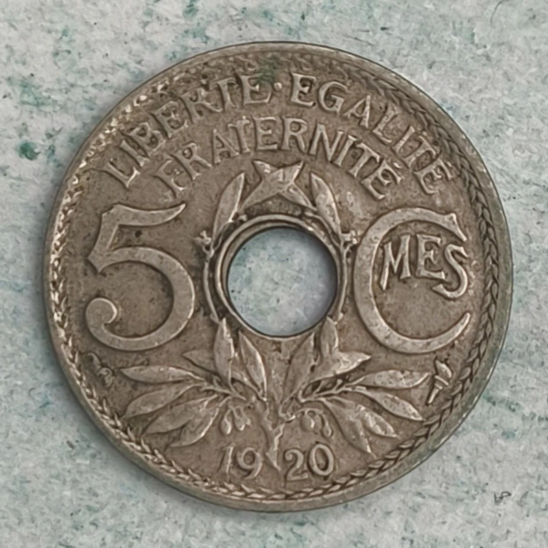 Rückseite : Frankreich 5 Centimes 1920 - Lindauer Großmodul