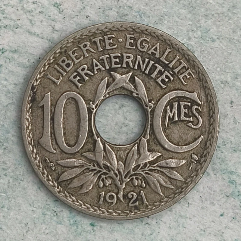 Rückseite : Frankreich 10 Centimes 1921 - Lindauer