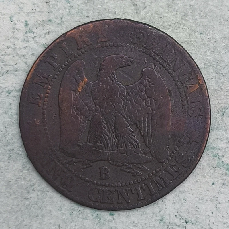 Rückseite : Frankreich 5 Centimes - Napoleon III 1855-B