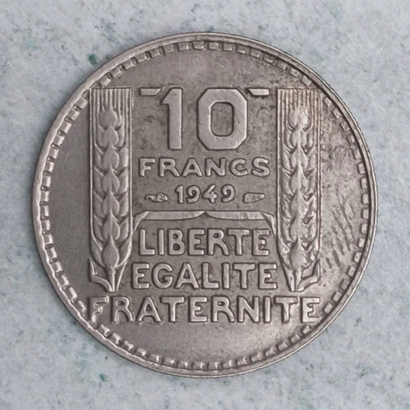 Rückseite : Frankreich 10 Franken 1949