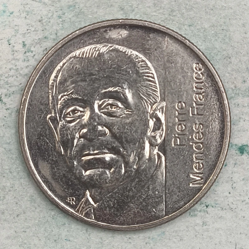Rückseite : Frankreich 5 francs Pierre Mendès-France 1992