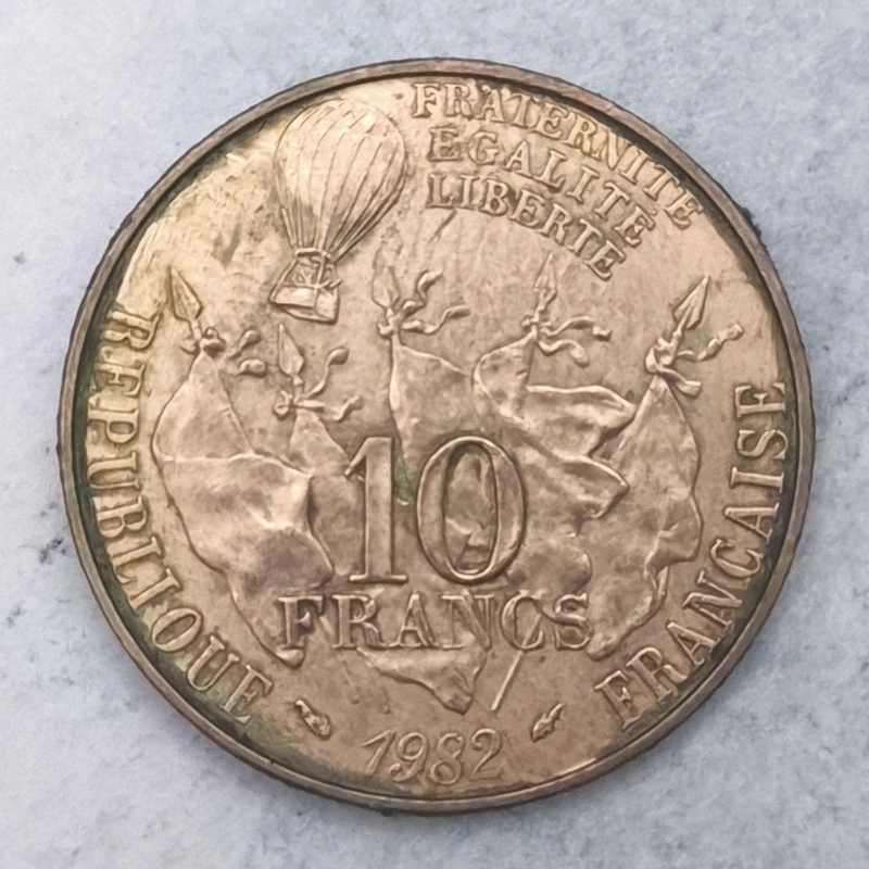 Rückseite : Frankreich 10 Franken Léon Gambetta 1982