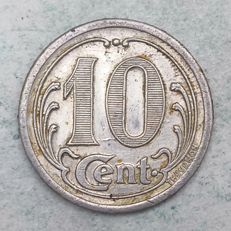 Rückseite : Frankreich 10 Centimes Comités de Chécy 1922