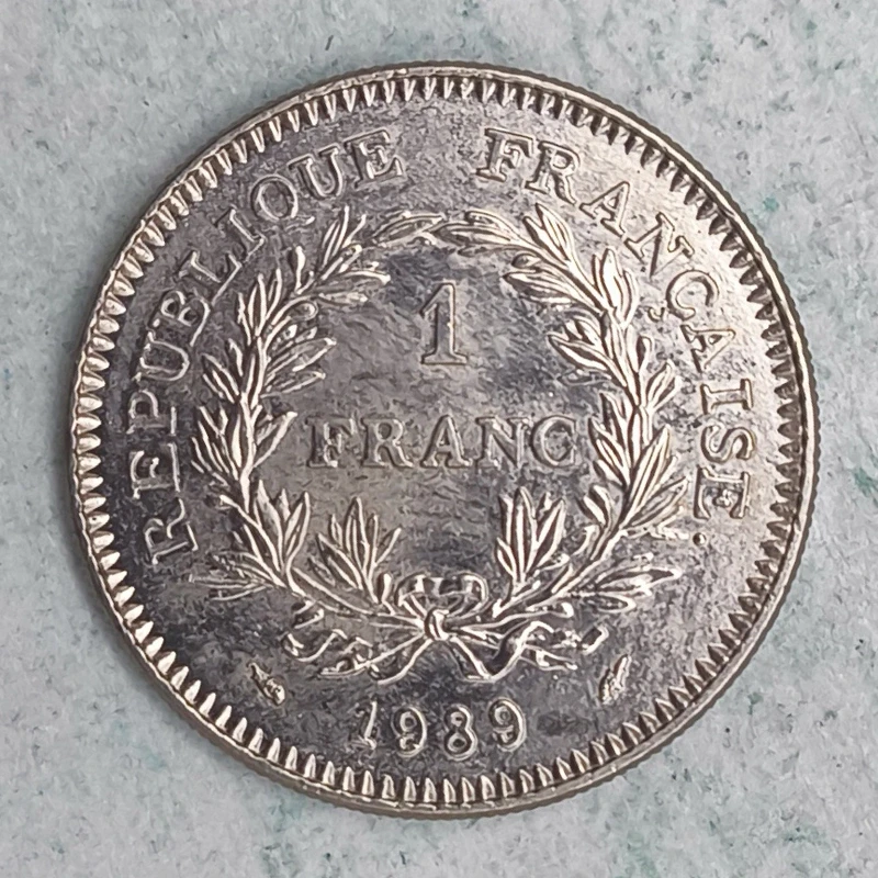 Rückseite : Frankreich 1 Franc Staatenversammlung 1989