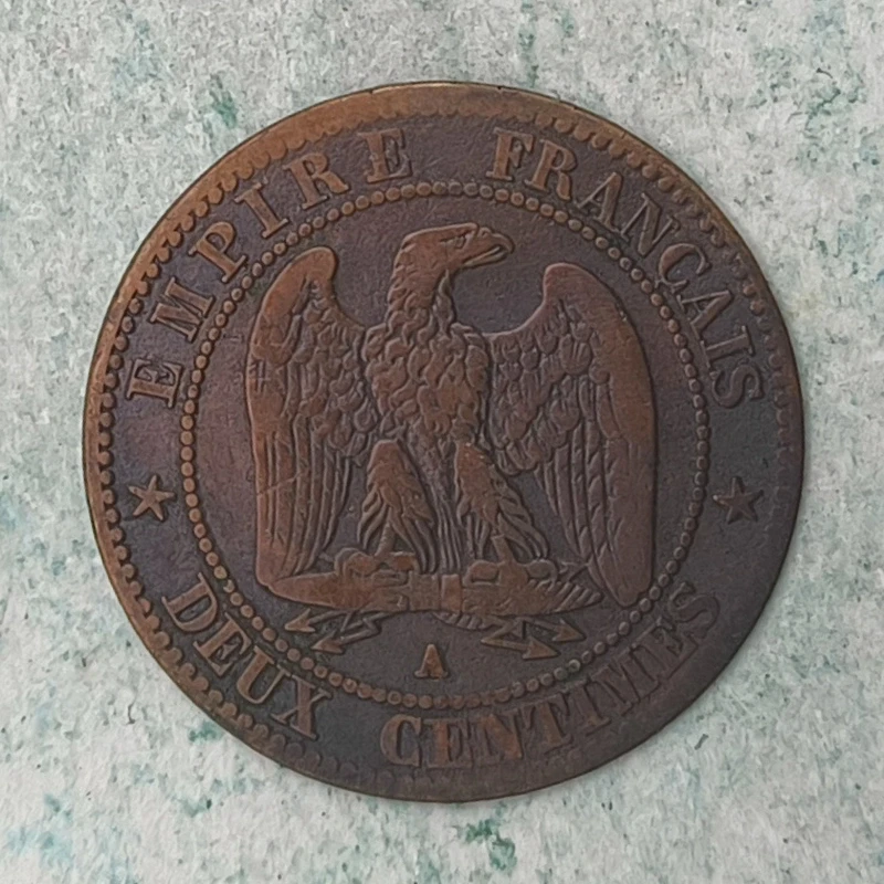 Rückseite : Frankreich 2 Centimes Napoléon III 1862 A