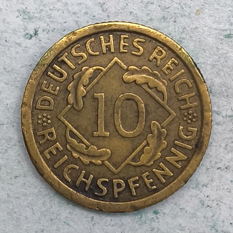 Rückseite : Deutschland 10 Reichspfennig 1935 A