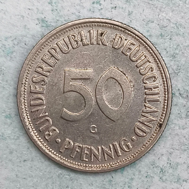 Rückseite : Deutschland 50 Pfennig 1969 G