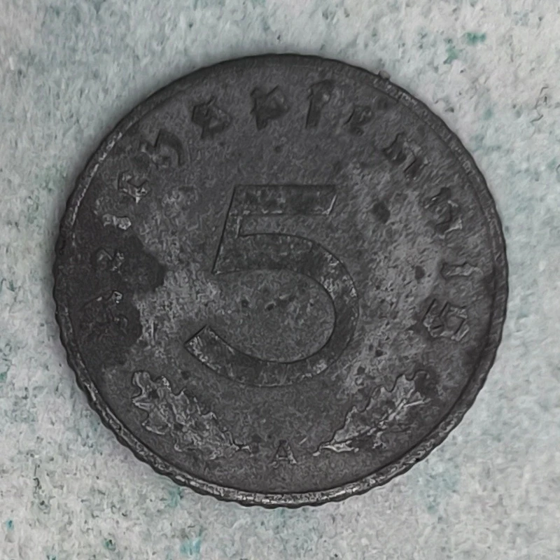 Rückseite : Deutschland (Drittes Reich) 5 Pfennig 1940 A