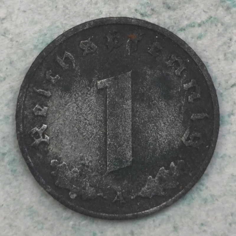 Rückseite : Deutschland (Drittes Reich) 1 REICHSPFENNIG 1941 A