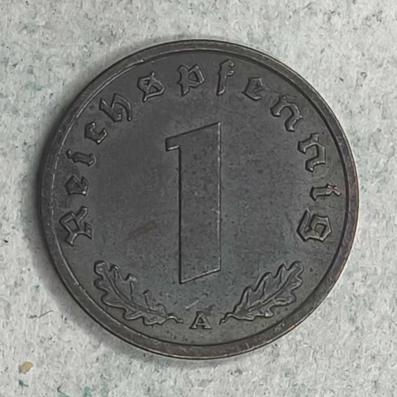 Rückseite : Deutschland (Drittes Reich) 1 REICHSPFENNIG 1939 A