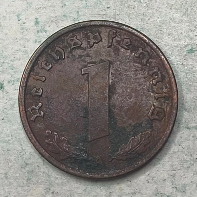 Rückseite : Deutschland (Drittes Reich) 1 REICHSPFENNIG 1940 A