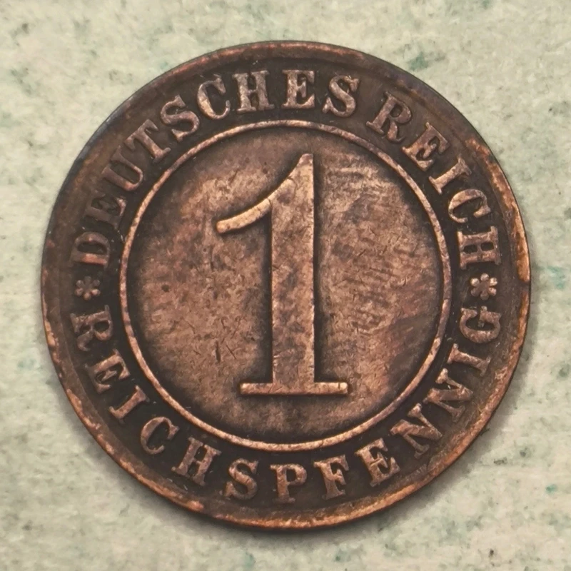 Rückseite : Deutschland 1 REICHSPFENNIG 1931 A