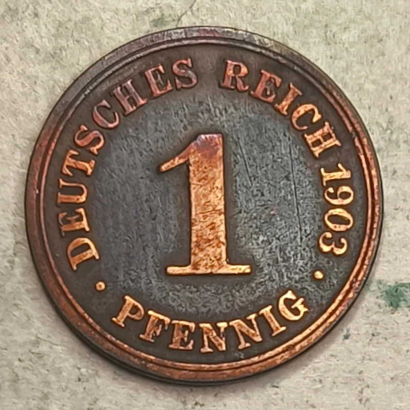 Rückseite : Deutschland 1 Pfennig 1903-F