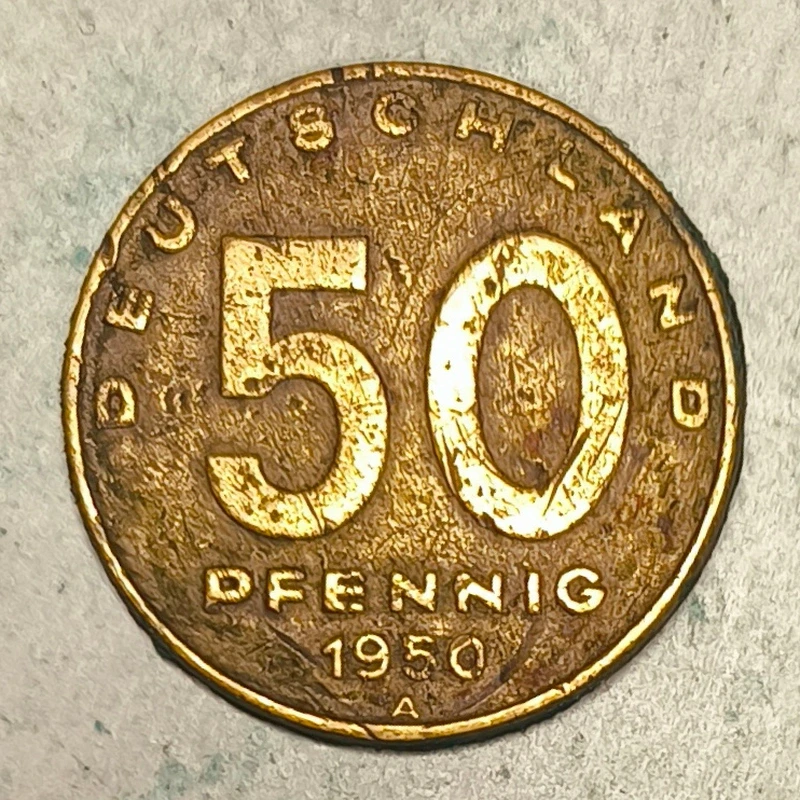 Rückseite : Deutschland (DDR) 50 Pfennig 1950 A