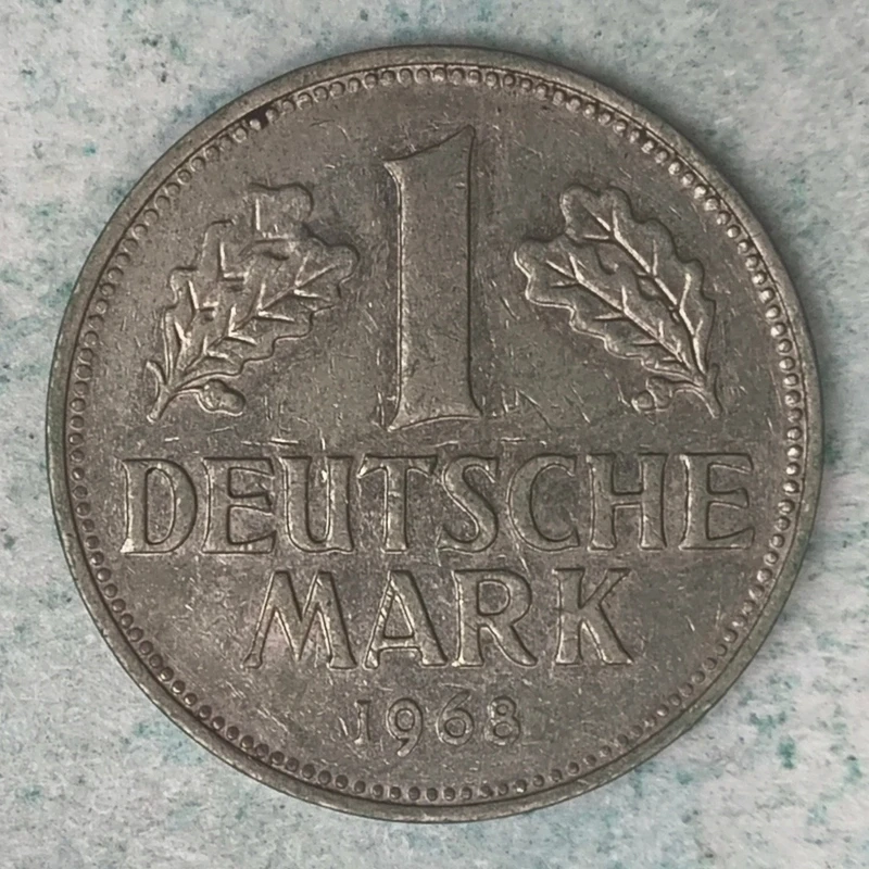 Rückseite : Westdeutschland 1 Deutsche Mark 1968 F