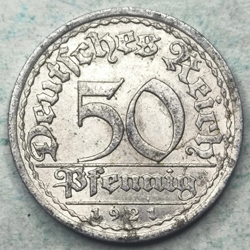 Rückseite : Deutschland 50 Pfennig 1921 A