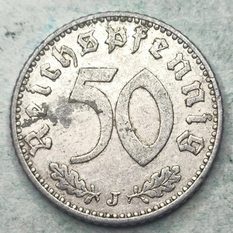 Rückseite : Deutschland (Drittes Reich) 50 REICHSPFENNIG 1940 J