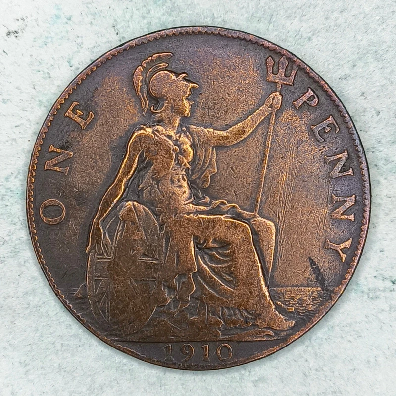 Rückseite : Vereinigtes Königreich 1 Penny 1910