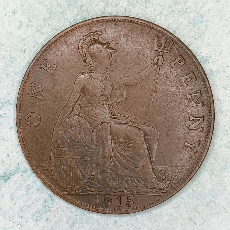 Rückseite : Vereinigtes Königreich 1 Penny 1915