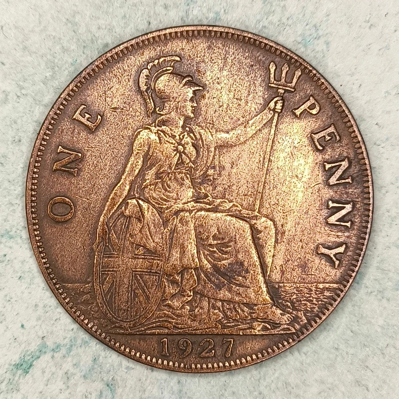 Rückseite : Vereinigtes Königreich 1 Penny 1927
