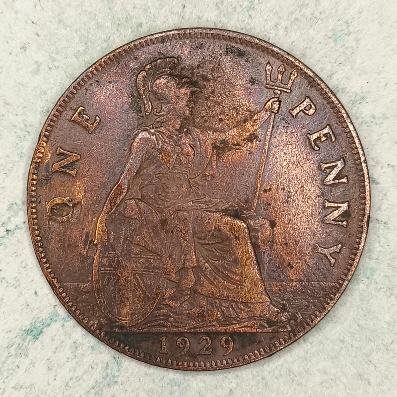 Rückseite : Vereinigtes Königreich 1 Penny 1929