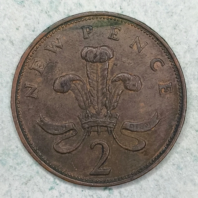 Rückseite : Vereinigtes Königreich 2 New Pence 1971
