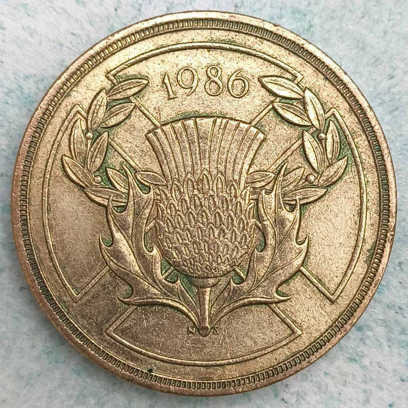 Rückseite : Vereinigtes Königreich 2 Pfund 1986 - XIII. Commonwealth-Spiele