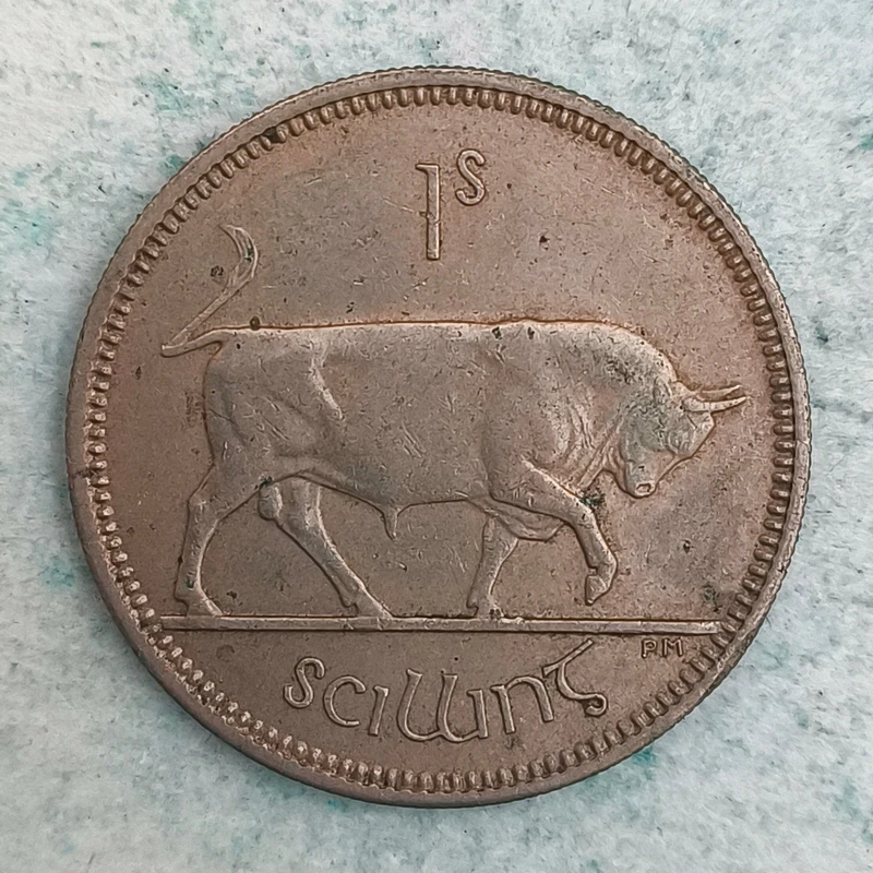 Rückseite : Irland 1 Shilling 1963