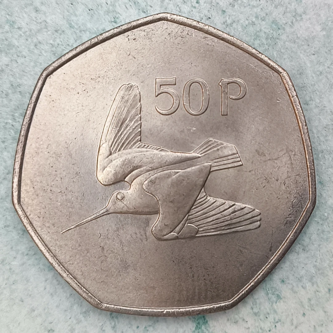 Rückseite : Irland 50 Pence 1970 - Die Waldschnepfe