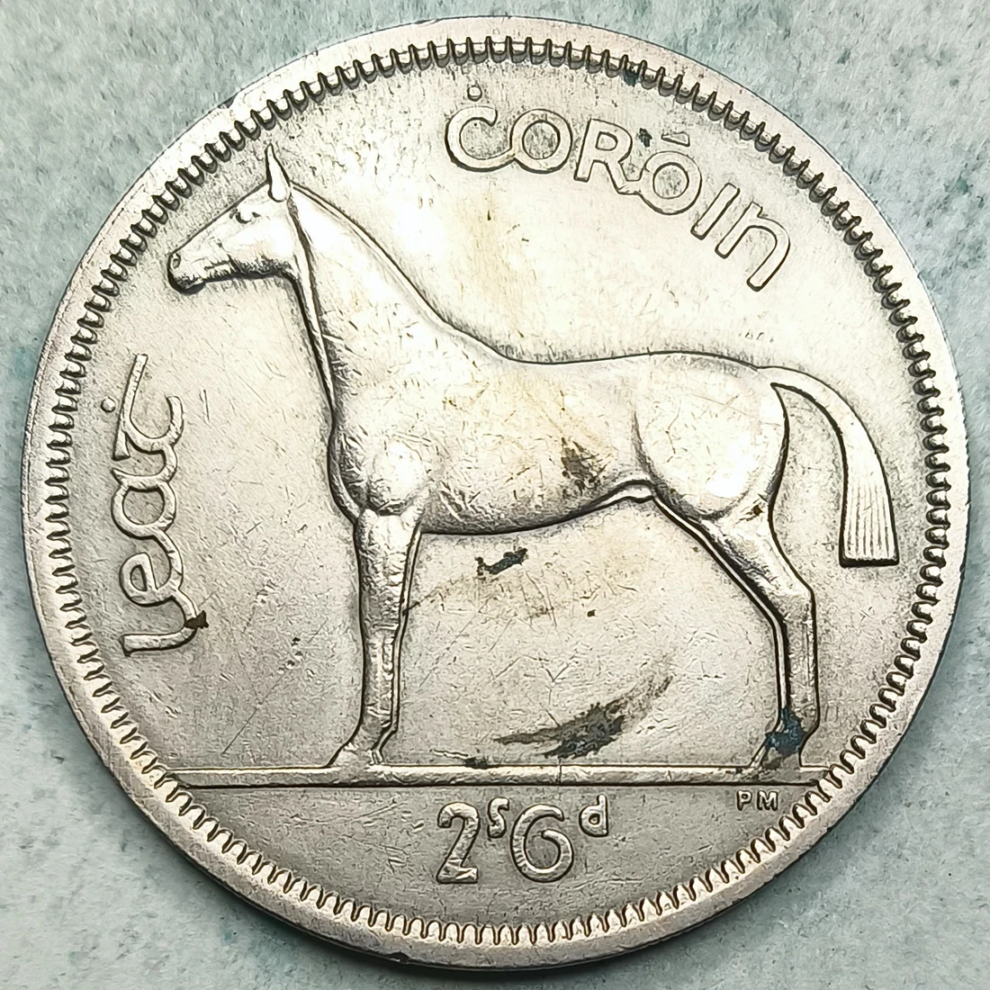 Rückseite : Irland ½ Krone 1964 - Pferd (Irish Hunter)