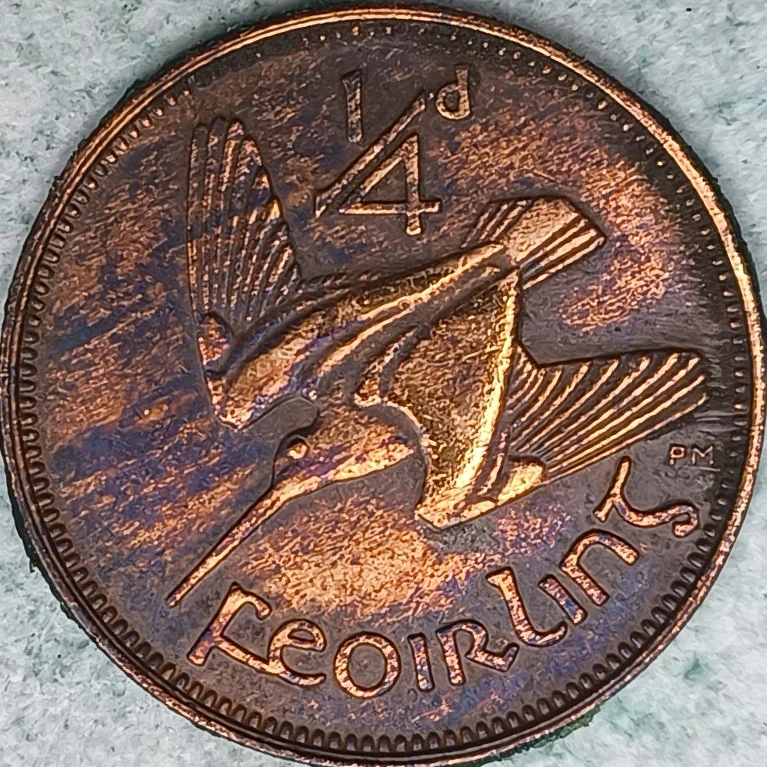 Rückseite : Irland ¼ penny (farthing) 1928 - Irischer Freistaat - Bécasse