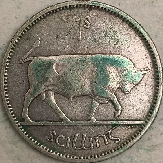 Rückseite : Irland 1 shilling 1928-Probe