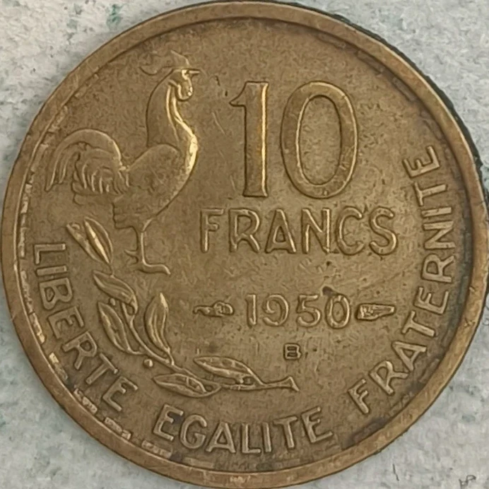 Rückseite : Frankreich 10-franc-Münze 1950B - Guiraud