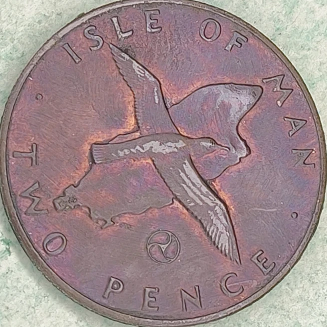 Revers : Île de Man 2 pence 1979 - Puffin des Anglais