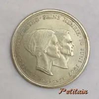 10 JUNI 1967 10KRONER PRONSESSE MARGRETHE PRINS HENRIK