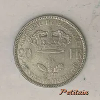 ROYAUME DE BELGIQUE 20 FR KONINKRIJK BELGIË
