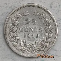 25 CENTS 1848.