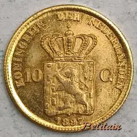 KONINGRIJK DER NEDERLANDEN 10 G 1897