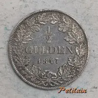 ½ GULDEN 1848