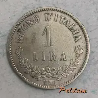 REGNO D'ITALIA 1 LIRA M BN