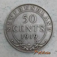 NEWFOUNDLAND 50 CENTS 1919 C