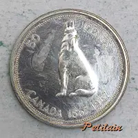 50 CENTS CANADA 1867-1967