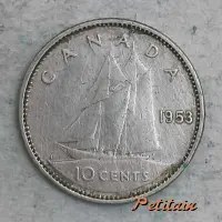 CANADA 1953 10 CENTS H