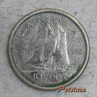 CANADA 1955 10 CENTS H