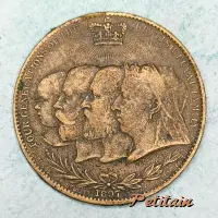 FOUR GENERATIONS OF THE BRITISH ROYAL FAMILY H. GRUEBER & Co 1897 COPYRIGHT 37. SNOWHILL. LONDON. E.C.