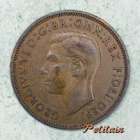 GEORGIVS VI D:G:BR:OMN:REX FIDEI DEF