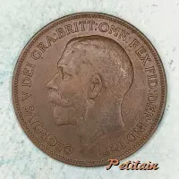 GEORGIVS V DEI GRA: BRITT: OMN: REX FID: DEF: IND: IMP: B.M.