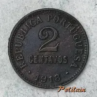 REPUBLICA PORTUGUESA 2 CENTAVOS 1918