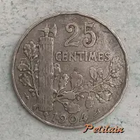25 CENTIMES 1904