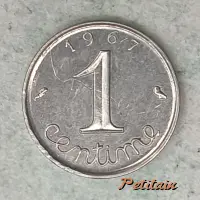 1 centime 1967